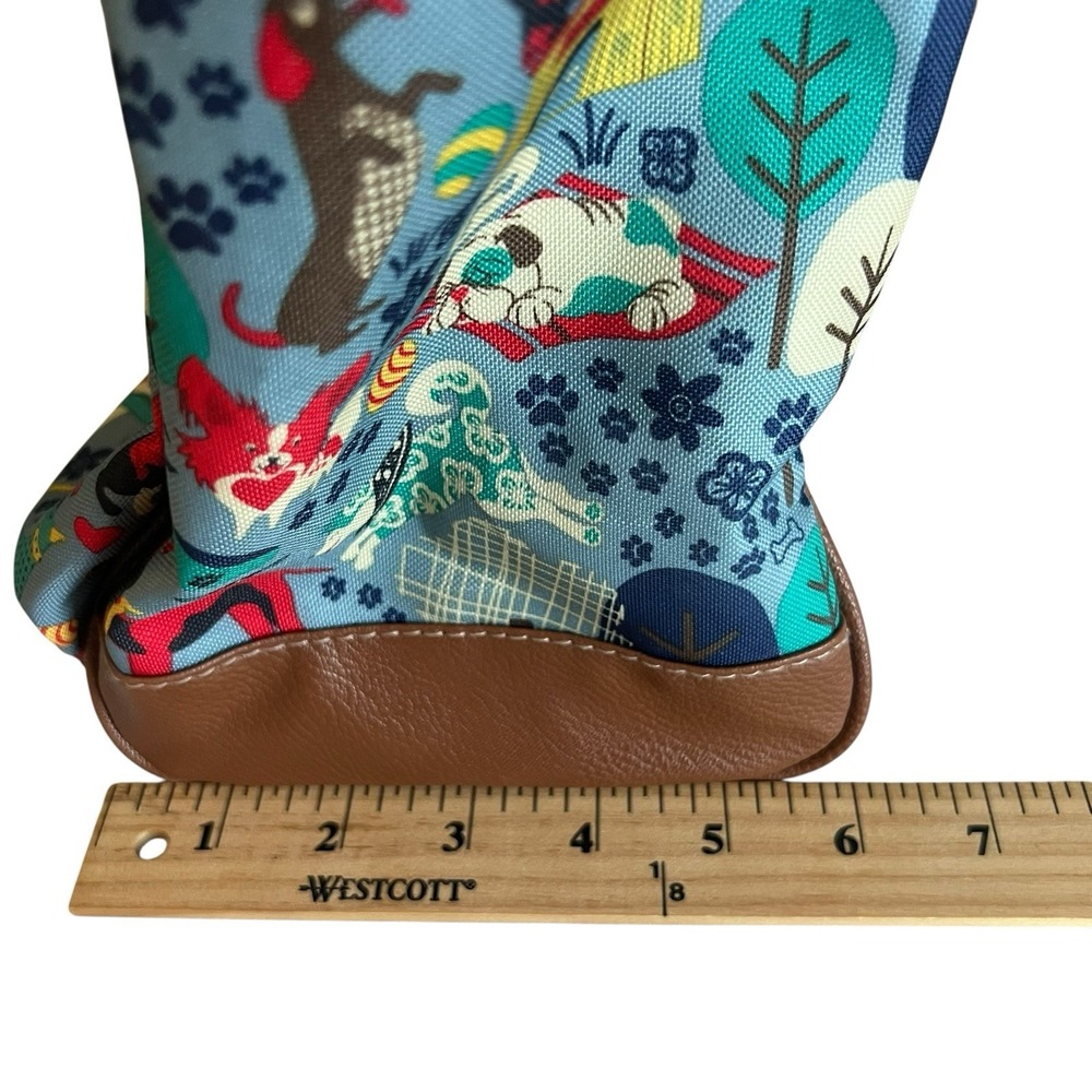 Lily Bloom Shoulder Bag Who Let the Dogs Out Multi Pocket 3 Compartments - Picture 13 of 16